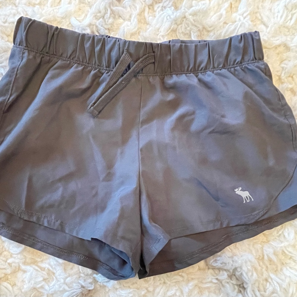 Abercrombie kids girls gray athletic shorts size 11/12
